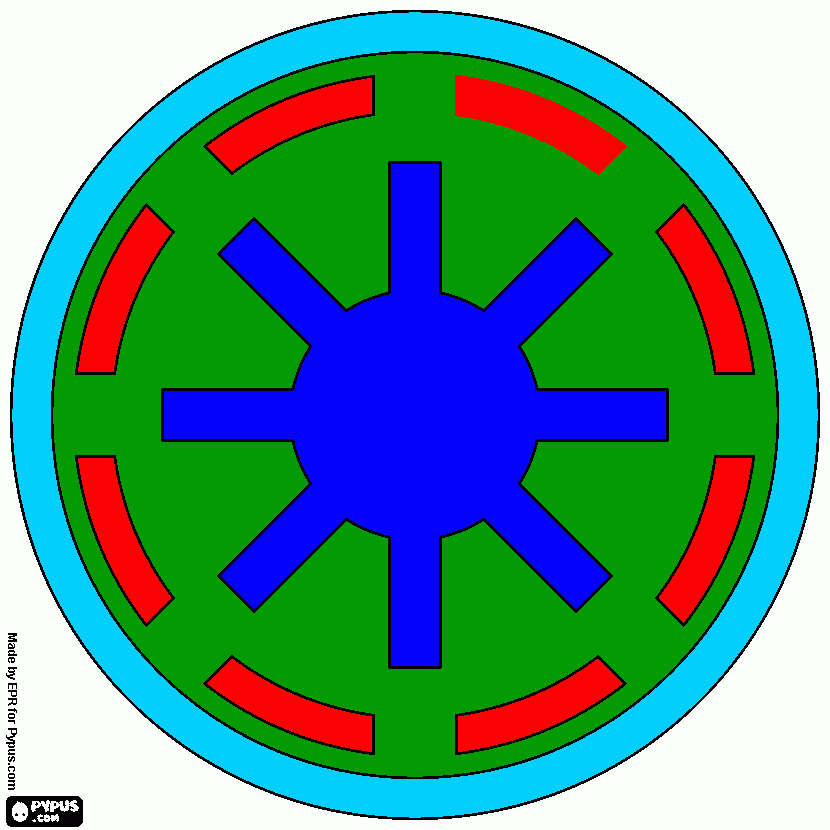 el lado de los gedai para colorear