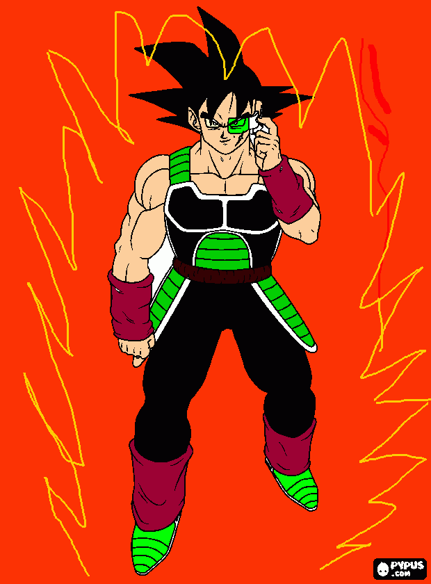 el legendario super sayayin para colorear