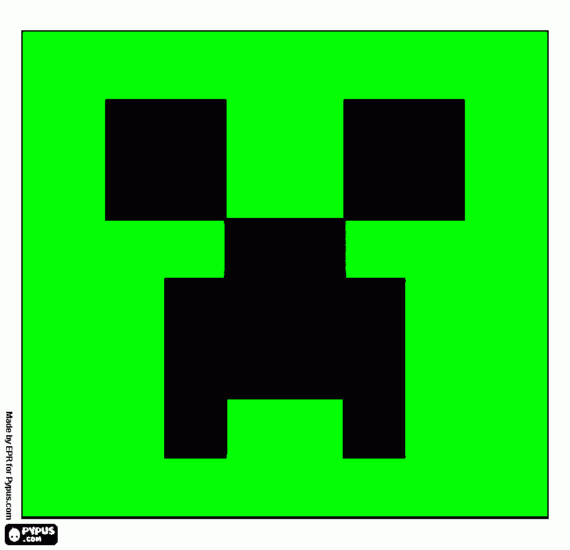 El mejor de todo minecraft para colorear