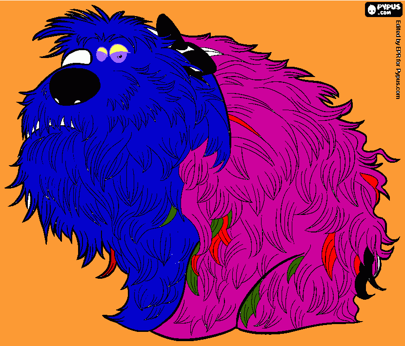 El Monstruo para colorear