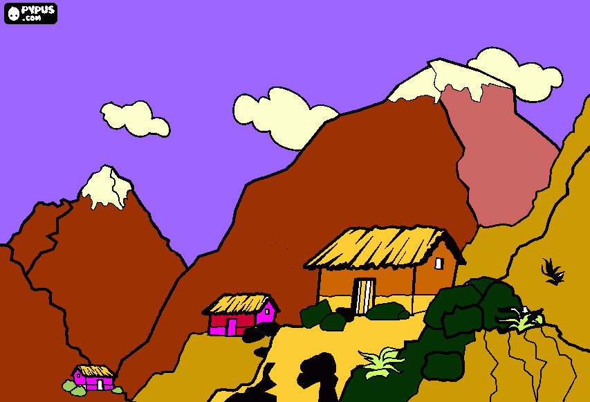 el mundo en el ciglo 1 para colorear