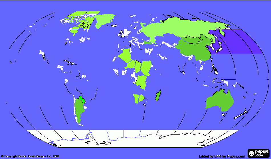 el mundo entero para colorear