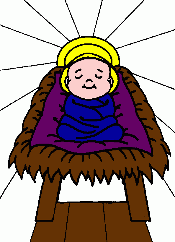 El niño Jesus para tu familia para colorear