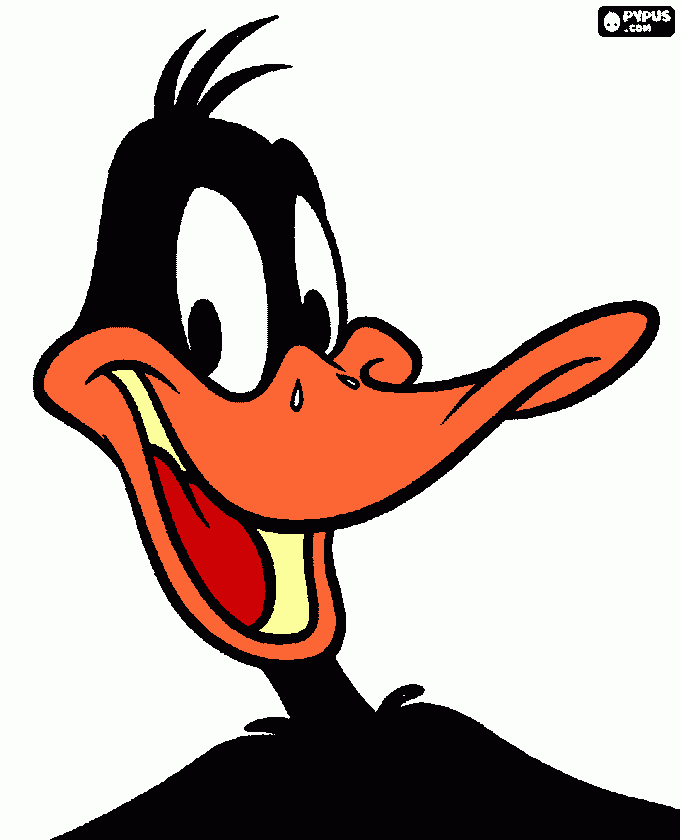 El Pato Lucas para colorear