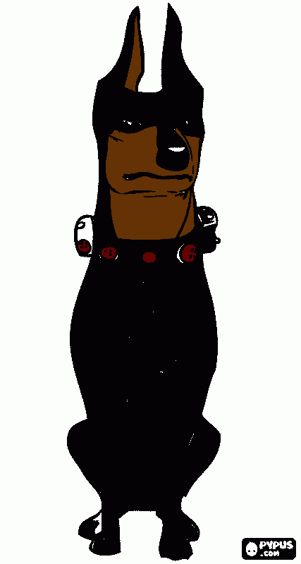 El  perro  mas  feo para colorear