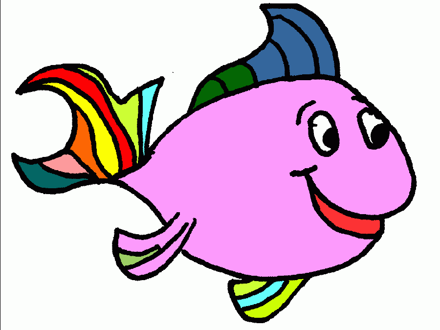 El pez Saltarin para colorear