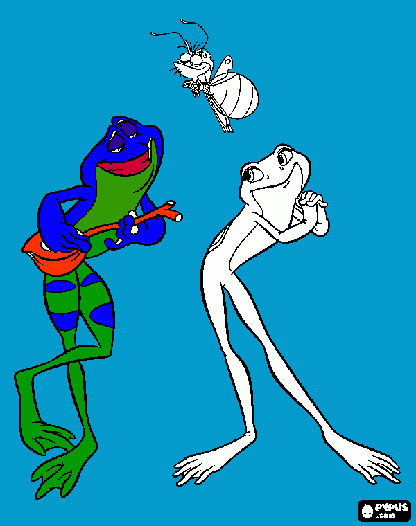 EL SAPO para colorear