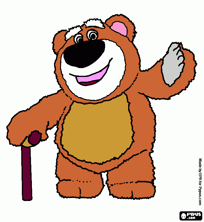 el viejo baloo para colorear