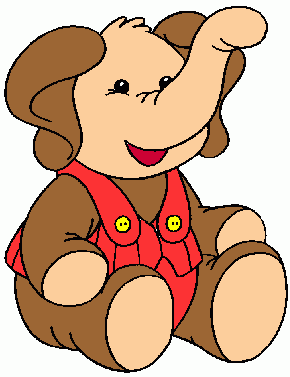 elefante bebe para colorear