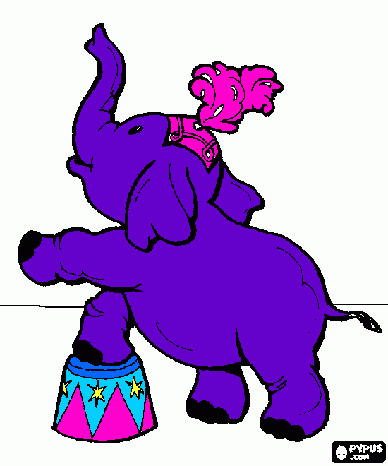 elefante como el que te gusta para colorear