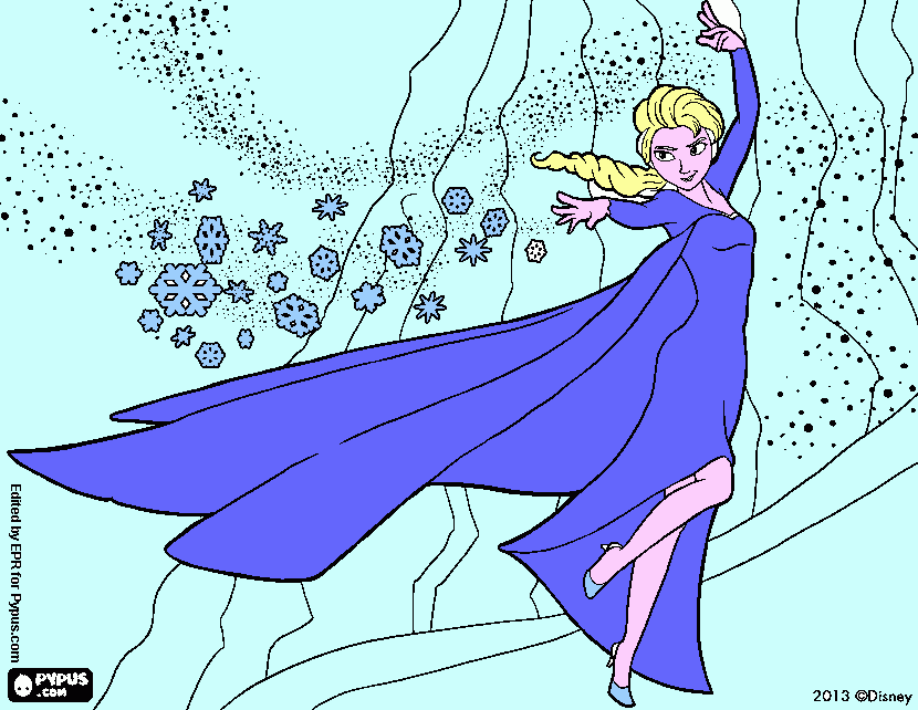 ELSA BUENA para colorear
