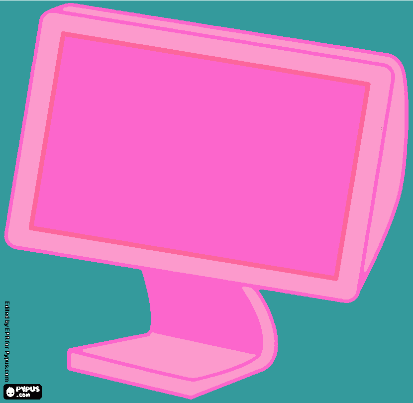 elsy monitor para colorear