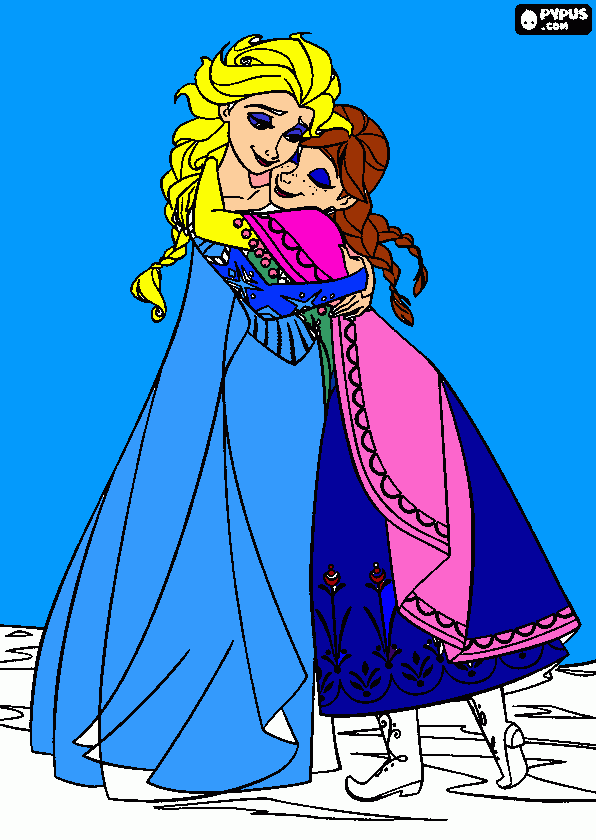 elza para colorear