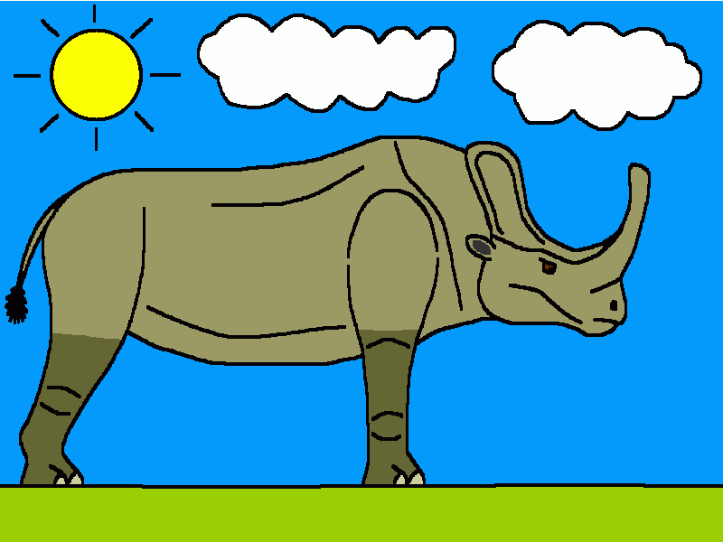 embolotherium para colorear
