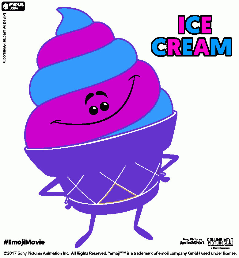 emoji lui para colorear