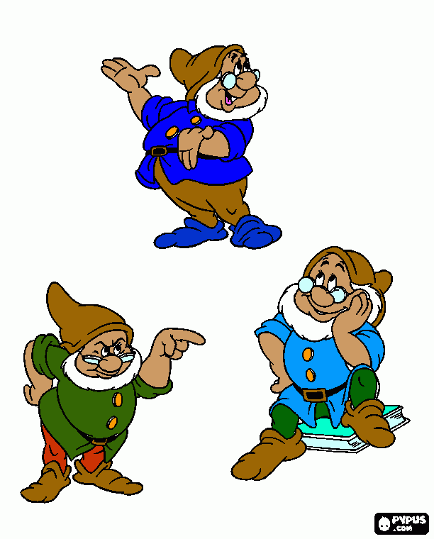 enano para colorear