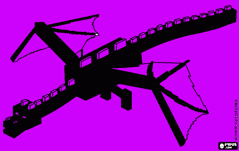 endercrago para colorear