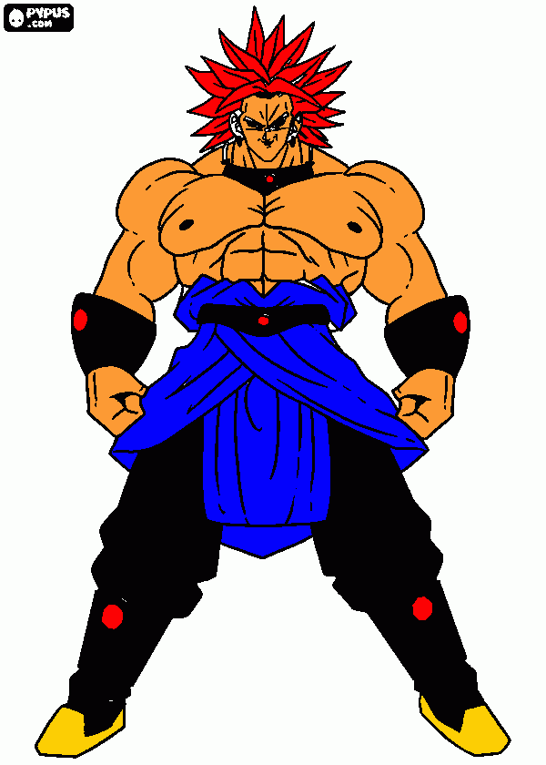 es brolyn para colorear