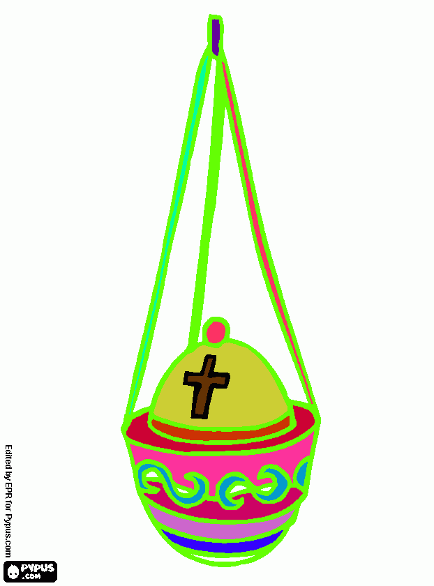 Es de la religión cristiana para colorear