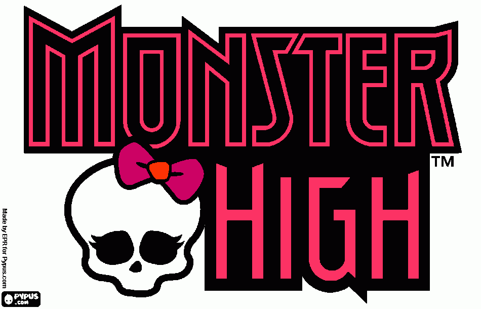 es de monster high te va a gustaar para colorear