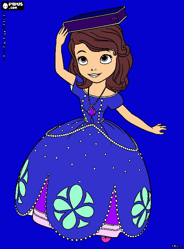 es  de prinsesa sofia para colorear