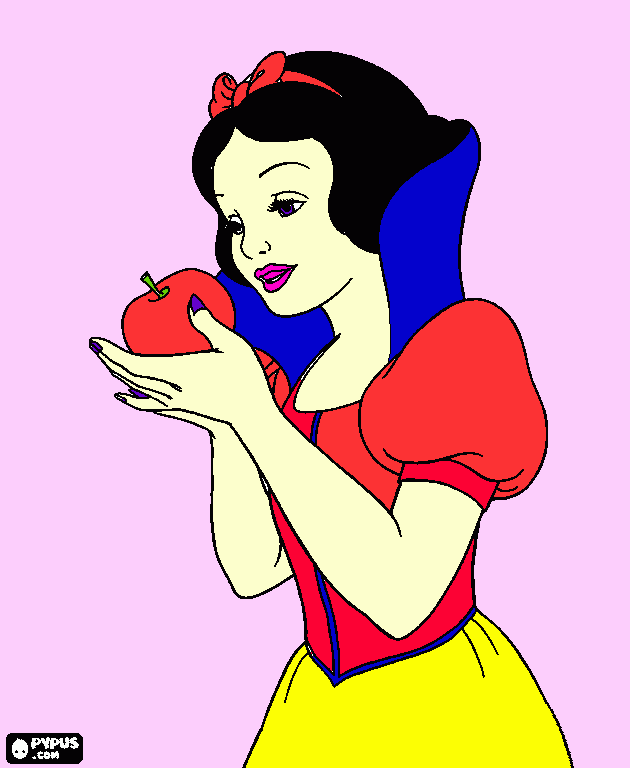 es de una princesa para colorear
