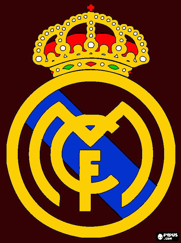 es del madrid,el mejor equipazo del del mundo para colorear