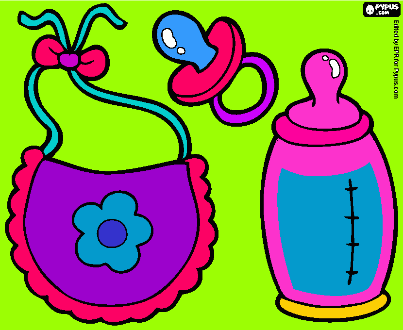 es para un bebe  para colorear