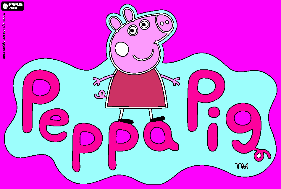 es pepa pig para colorear