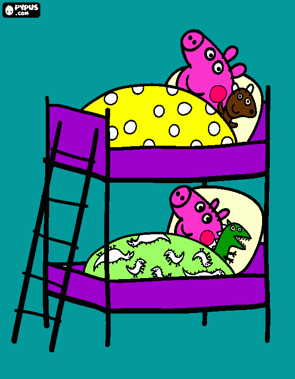 ES PEPPA PIG MI CARICATURA FAVORITA para colorear