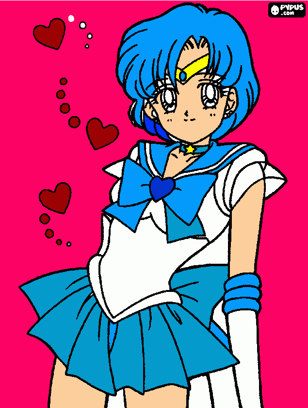 es sailor moon para colorear