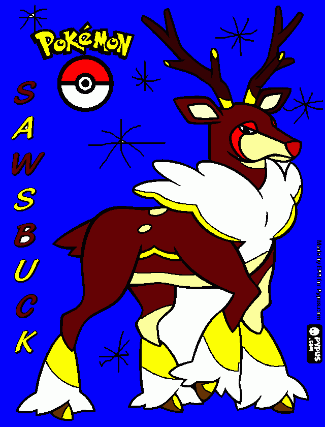 ES SAWSBUCK para colorear