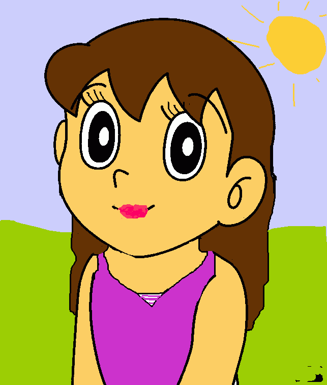 es shizuka de doraimon una serie de un gato cosmico del siglo xxi para colorear