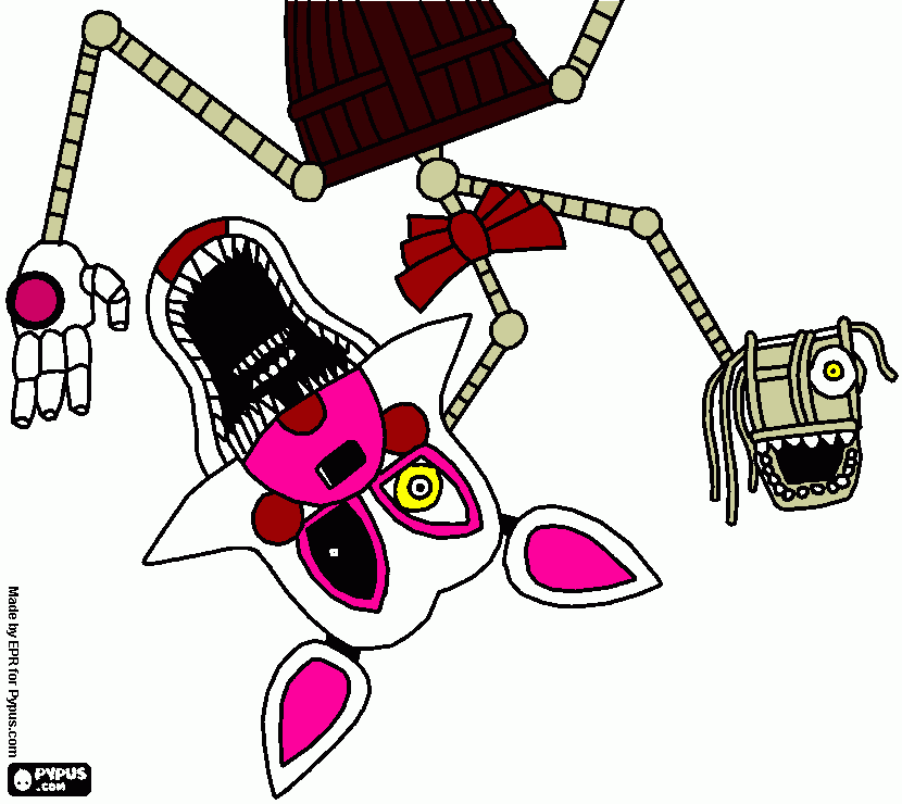 es the mangle para colorear
