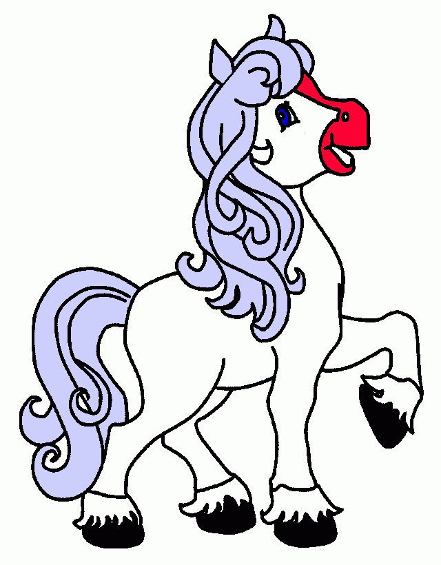 es un caballo infantil pero esta tela de chulo para colorear