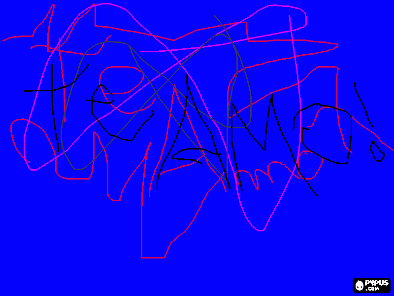 es un dibujo con la frase te amo para colorear