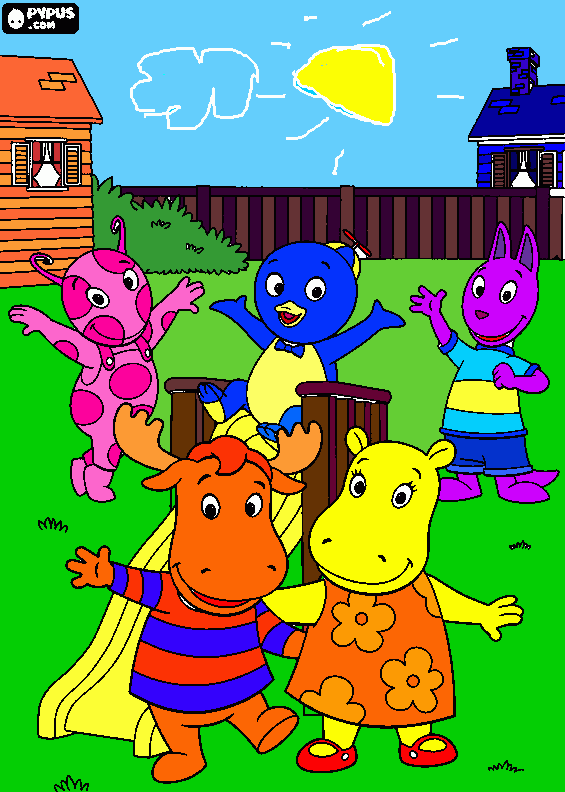 es un didujo que yo colorie para colorear