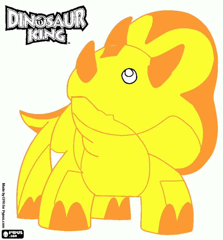 es  un dinosaurio  que camina en4 patas para colorear