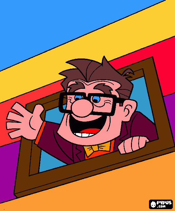 es un viejito para colorear