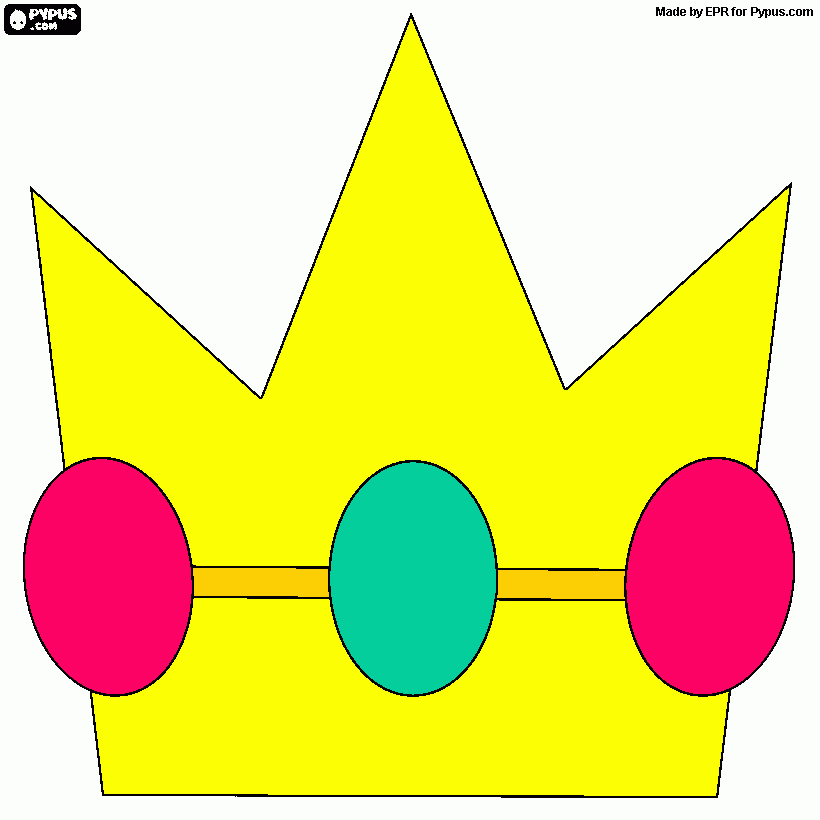 es una corona preciosa con diamantes y es para mi amiga alba morente de miguel  para colorear