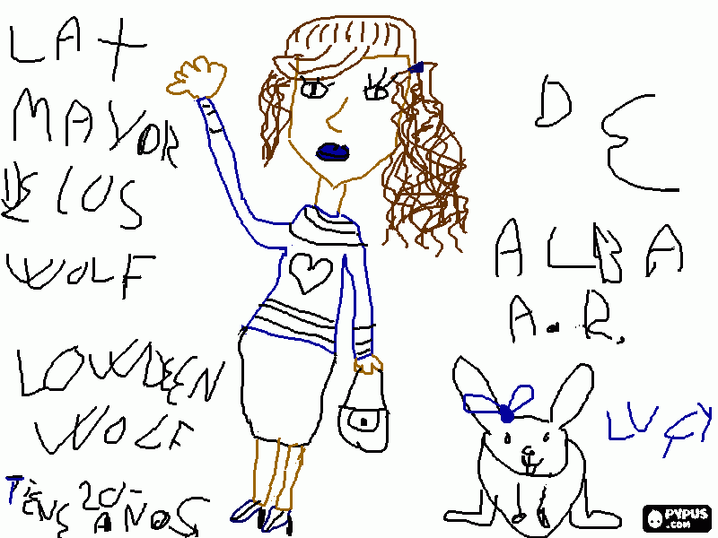 es una monster high k e exo yo por ordenador para colorear