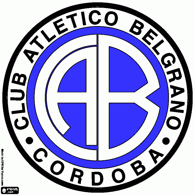 ESCUDO DE BELGRANO para colorear