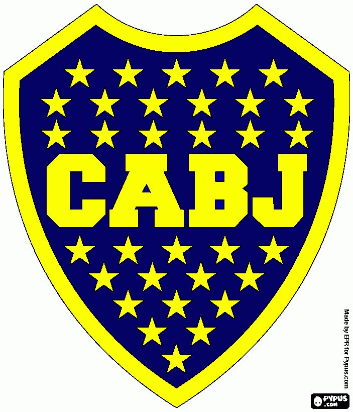 escudo de boca lo mas copado para colorear