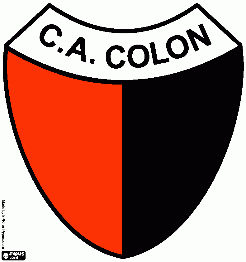 escudo de colon de santa fe para colorear