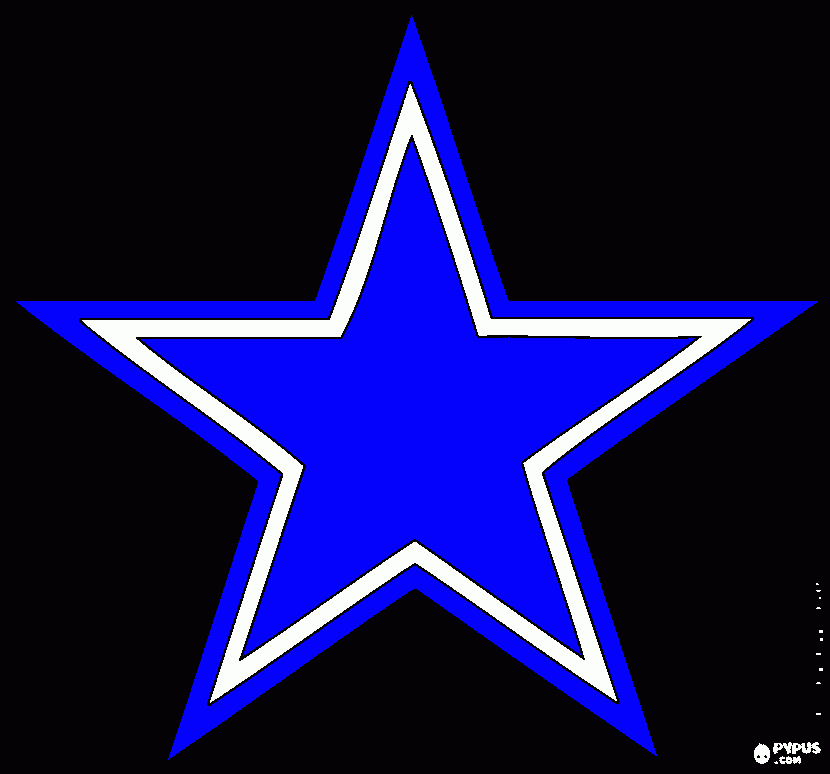 escudo de dalas nfl  para colorear