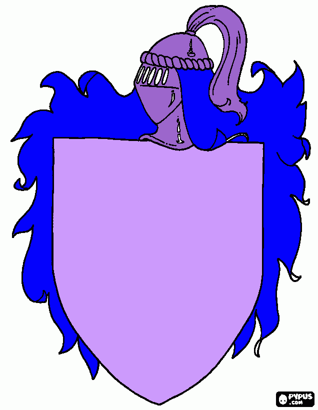 escudo lider para colorear