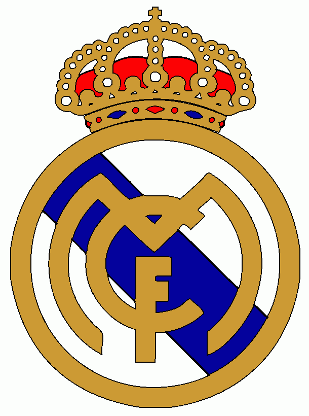 escudo real madrid para colorear