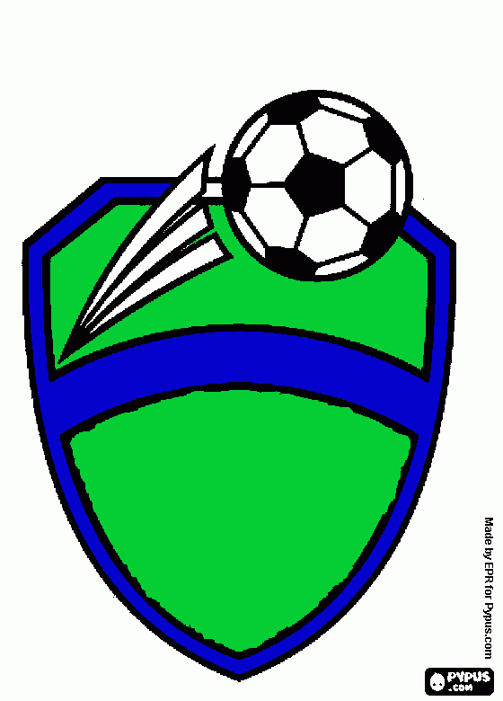 Escudo Seleccion para colorear