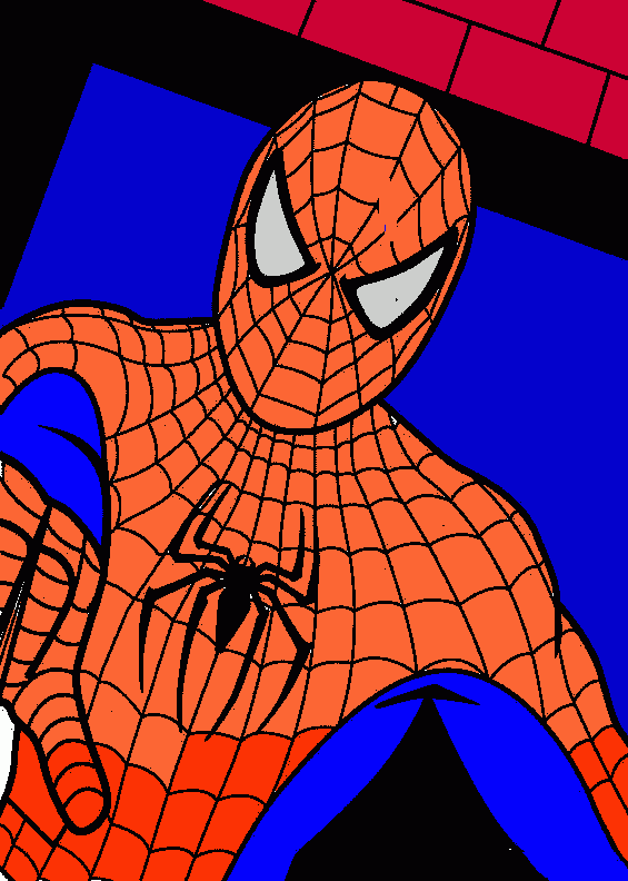 ESPAIDERMAN para colorear