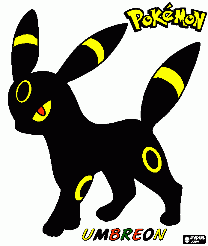 espeon para colorear